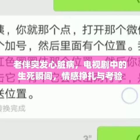 老伴突发心脏病，电视剧中的生死瞬间，情感挣扎与考验