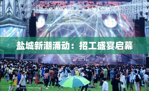 盐城新潮涌动：招工盛宴启幕
