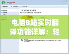 电脑B站实时翻译功能详解：轻松获取多语言字幕体验