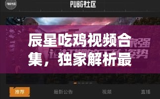 辰星吃鸡视频合集，独家解析最新游戏版本！