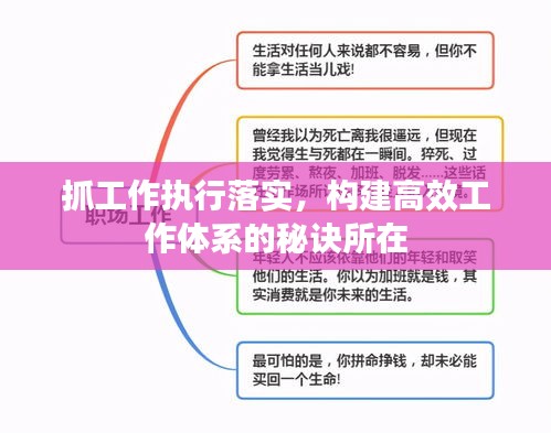 抓工作执行落实，构建高效工作体系的秘诀所在